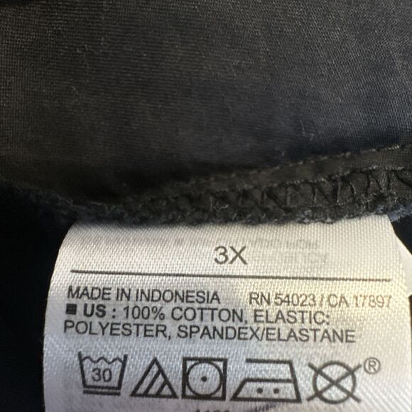 NWT Old Navy Midi Dress Smocked Puff Sleeve Off Shoulder Plus Size 3X Black - Picture 9 of 9